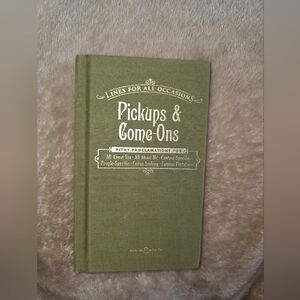 Knock Knock Green Hardcover Book - Pickups & Come-Ons